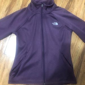 Women’s north face purple zip up